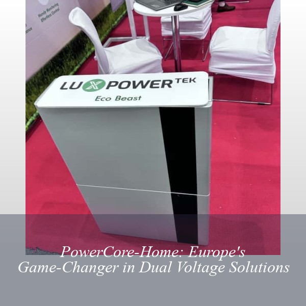 PowerCore-Home: Europe's Game-Changer in Dual Voltage Solutions